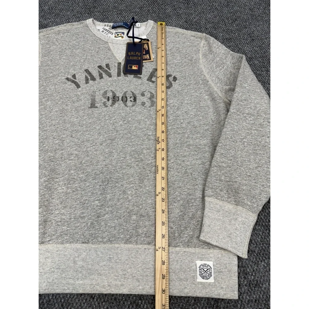 Polo Ralph Lauren x New York Yankees Mens 3XL Vintage Fleece Crewneck Sweatshirt